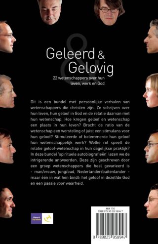 Geleerd en gelovig - achterkant