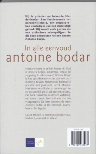 In alle Eenvoud, Antoine Bodar - achterkant