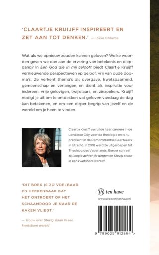Een God die in mij gelooft - achterkant