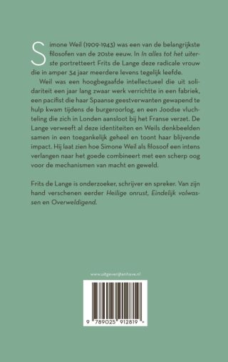 In alles tot het uiterste - achterkant