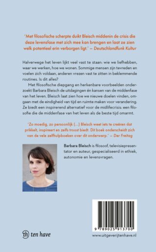 In het midden van het leven - achterkant
