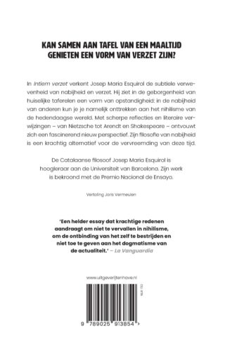 Intiem verzet - achterkant