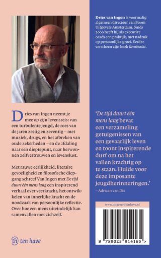 De tijd duurt één mens lang - achterkant