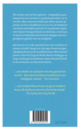 De goede lezer - achterkant