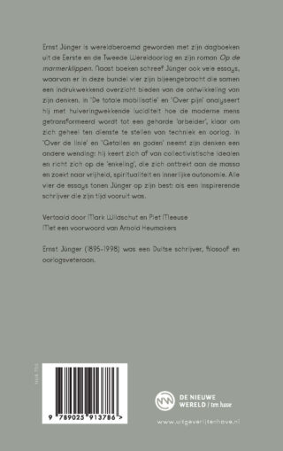 Totale mobilisatie en andere essays - achterkant