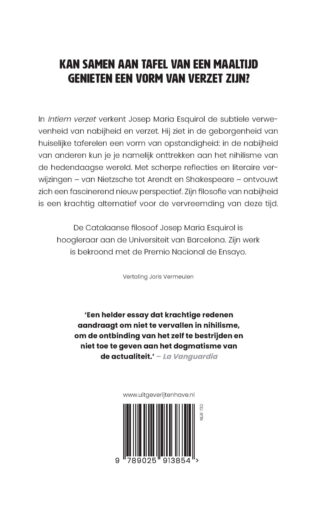 Intiem verzet - achterkant