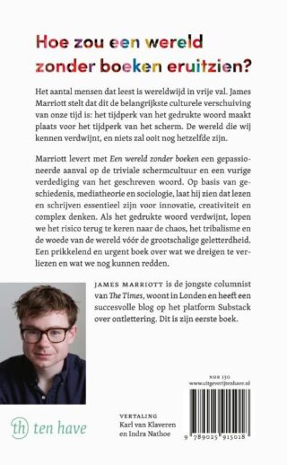Een wereld zonder boeken - achterkant