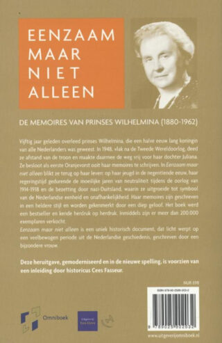 Eenzaam maar niet alleen - achterkant