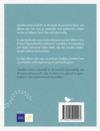 De kunst van het alleen zijn - achterkant